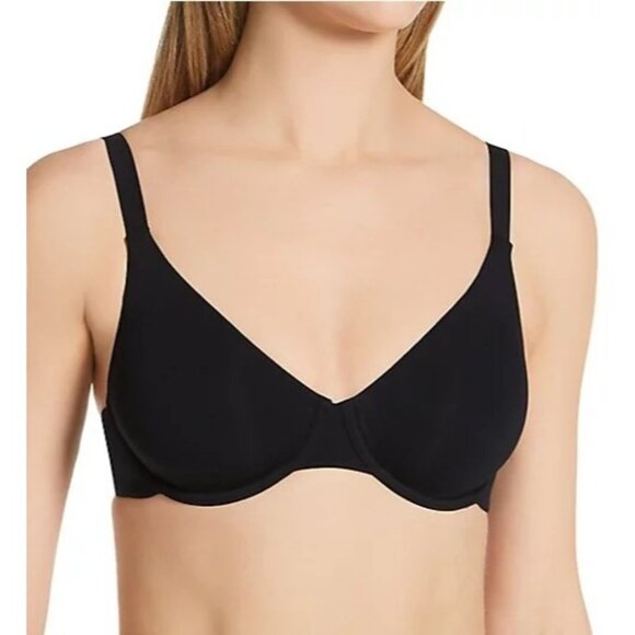 COMMANDO Butter Than Nothing Underwire Black Bra Sz 32D NEW - Picture 1 of 2